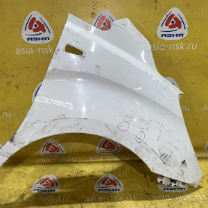 Крыло Hyundai H1/Grand Starex TQ '2007- перед, прав под повторитель, белое, вмятины