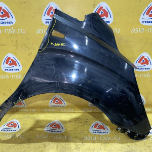 Крыло Hyundai H1/Grand Starex TQ '2007- перед, прав под повторитель, чёрное, залом