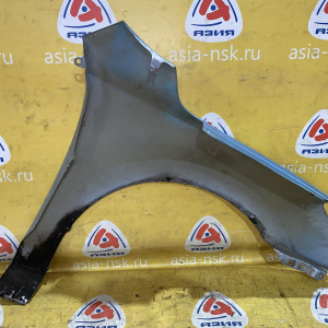 Крыло Hyundai i30 FD/JD '2008 перед, лев голубое, вмятины, царапины