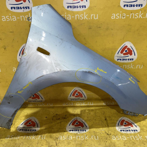 Крыло Hyundai i30 FD/JD '2009 перед, прав под повторитель, голубое, вмятины, царапины