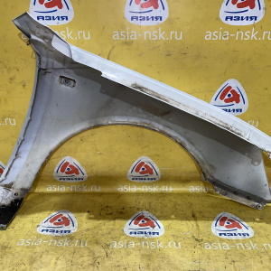 Крыло Hyundai Sonata NF/EK '2005-2010 перед, лев под повторитель, белое, вмятины, царапины