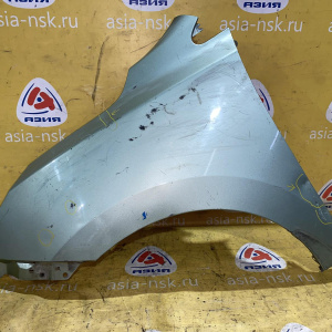 Крыло Hyundai Tucson LM/TM '2009-2015 перед, лев IX35 зелёное TC, вмятины, царапины
